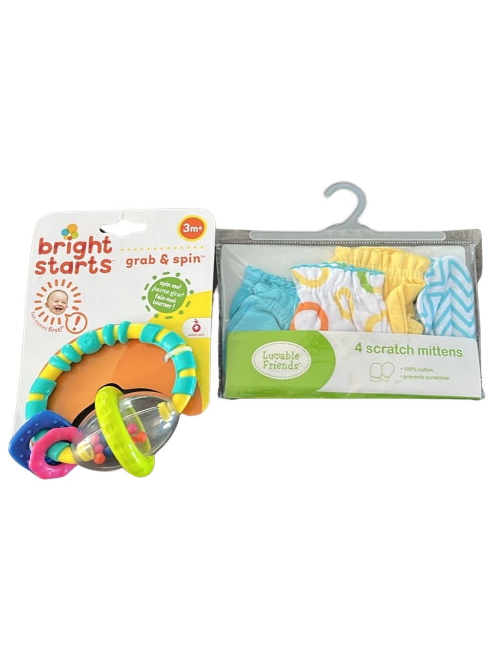 Scratch Mittens & Rattle, NWT